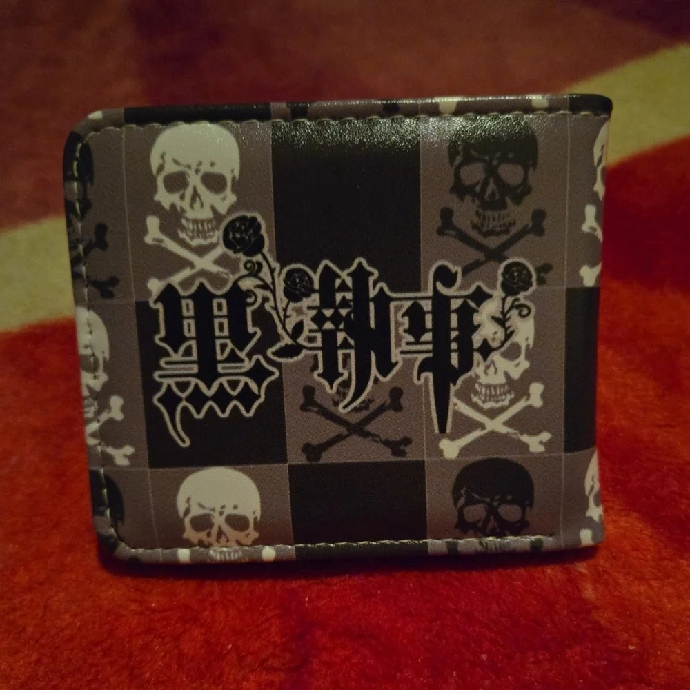 New black butler anime manga leather wallet